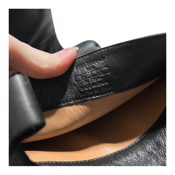 Uterque Black Tall Platform Boots Size 36 / 6 Combat Whimsigoth. - Picture 5 of 7